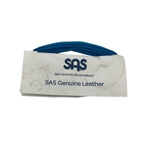 SAS Shoe Laces Tag Black‎ Genuine Leather San Antonio Shoemakers Classic Retro